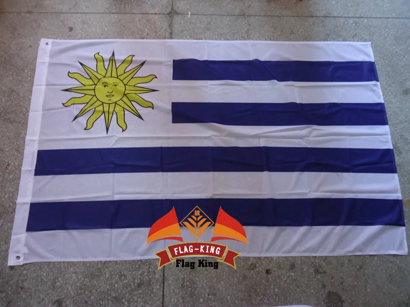 

Uruguay national flag,120g/m2 knitted polyster ,90*150CM,Windbreak, Anti-UV,Digital Printing,flag king