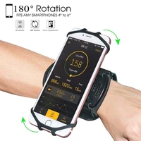 wristband phone holder 180%c2%b0rotatable universal sports wristband for iphone running armband for samsung for huawei hiking biking