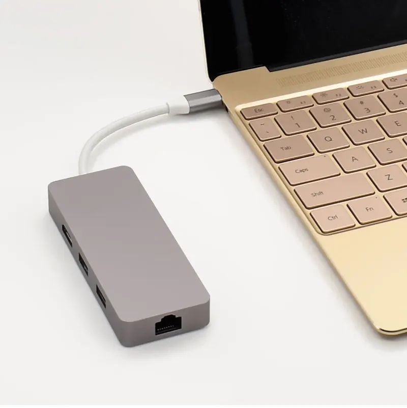 Адаптер Yojock USB 7 в 1 адаптер с питанием от HDMI SD TF для ноутбука MacBook 3 0 Type C|adapter with