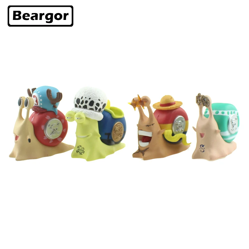 12 шт. милый 3 &quotone piece Den Mushi Luffy Zoro Nami Law Ace Sanji Franky и т. д. 8 см ПВХ фигурка модель куклы