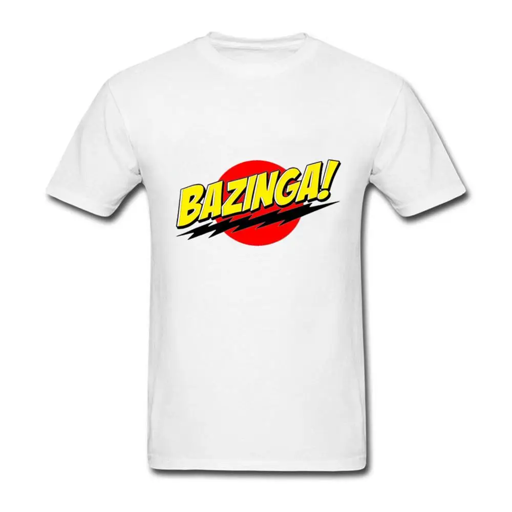 Футболка с принтом Теория большого взрыва BAZINGA Sheldon хлопковая футболка коротким
