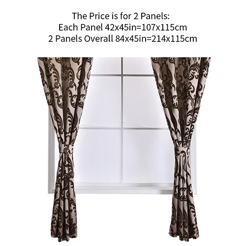 2pcs each 107x115cm NAPEARL деревенские декоративные кухонные занавески Висячие гранулы изготовленные Швейные шторы для окон балдахин и ярусов классические короткие капли - Цвет: 2pcs each 107x115cm
