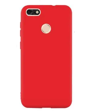 Чехол s для huawei Nova Lite чехол 5," Роскошный Матовый силиконовый мягкий яркий чехол для huawei P9 lite mini чехол Y6 Pro fundas - Цвет: Красный