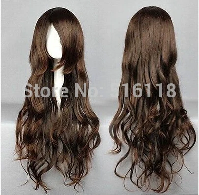 65 см Длинные № 6 inukashi Шатен Парик Косплей Костюм 10.21|costume wig|wig wiglong brown cosplay wig |