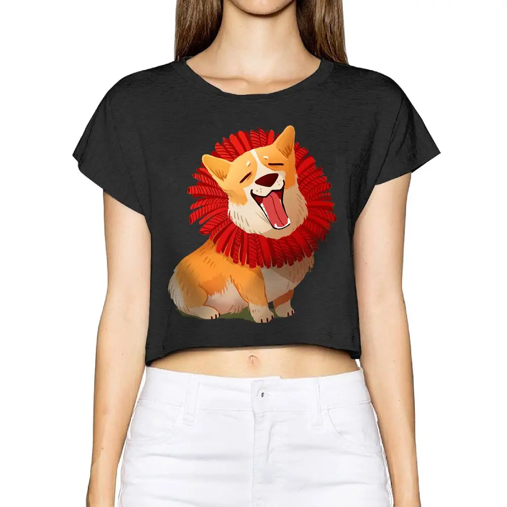 SAMCUSTOM Camisetas настоящая короткая Новая Милая футболка с 3D принтом корги для малышей