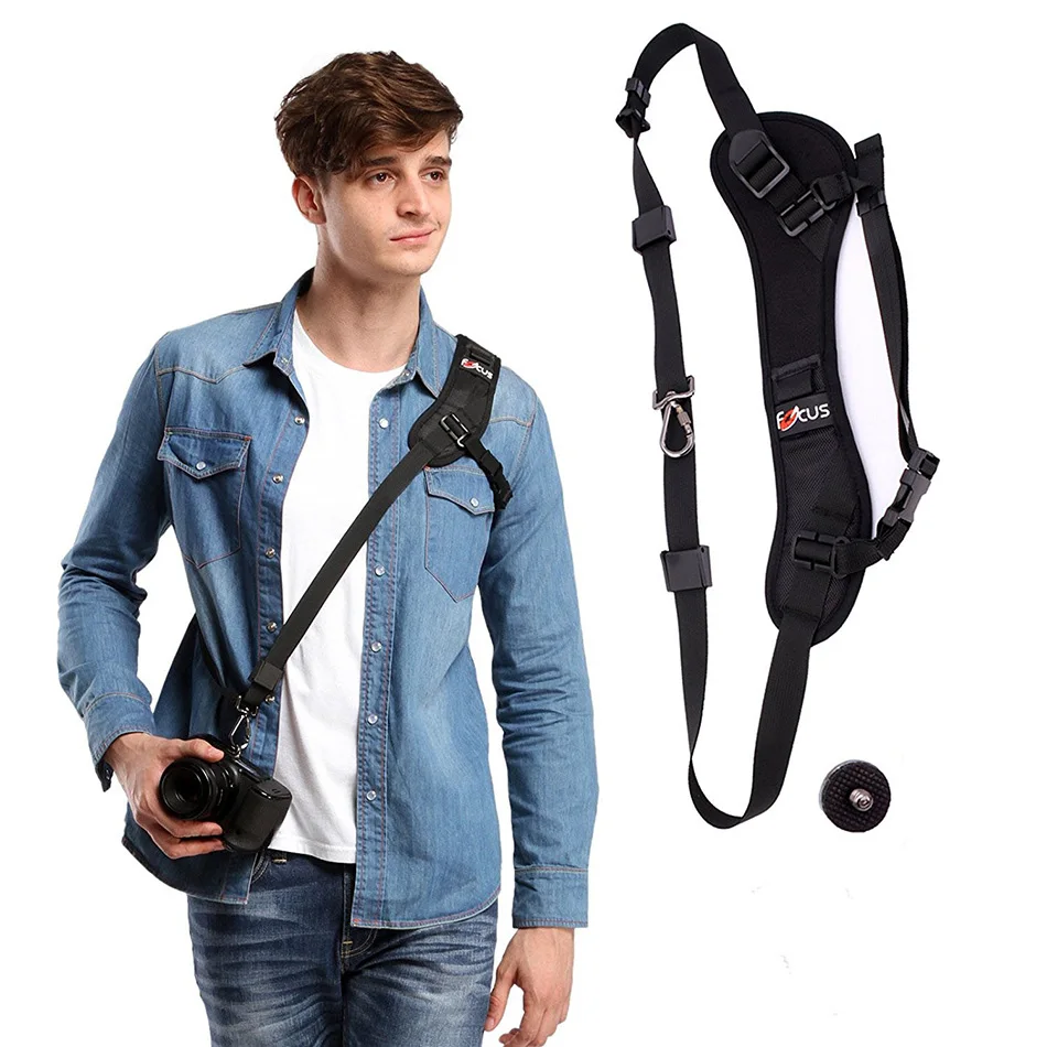 Быстрое крепление на одно плечо для фотоаппарата Nikon Sony Pentax Canon 7D 5D MarkII D800 A77|neck strap