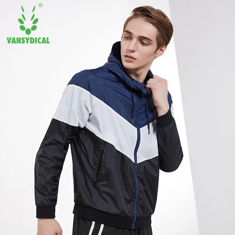 Теплые мужские куртки для бега одежда велоспорта на молнии пальто спорта