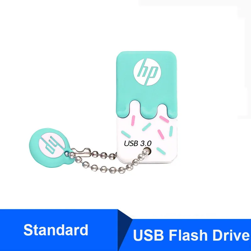 X778W Standard Hp USB флэш-накопитель 16gb 32gb 64g Cle USB 3,0X778 W силиконовая карта памяти, Флеш накопитель, миниатюрный флеш-накопитель U диск на ключ DJ Thumb Driver - Цвет: X778W Standard
