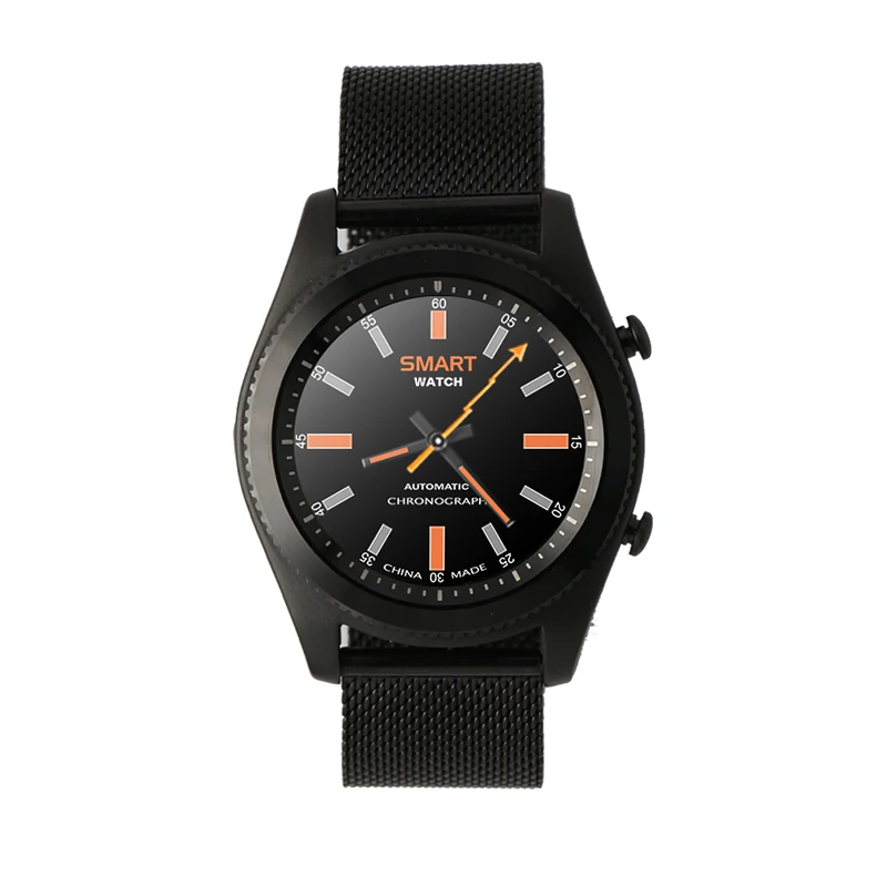 Steel Strap DOITOP умные часы NFC MTK2502C монитор сердечного ритма Bluetooth 4,0 Смарт часы наручные часы браслет носимые устройства для iOS Android - Цвет: Steel Strap