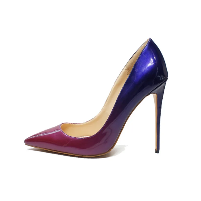 Женские туфли на высоком каблуке черные красные с острым носком|shoes stilettos|womens pumps