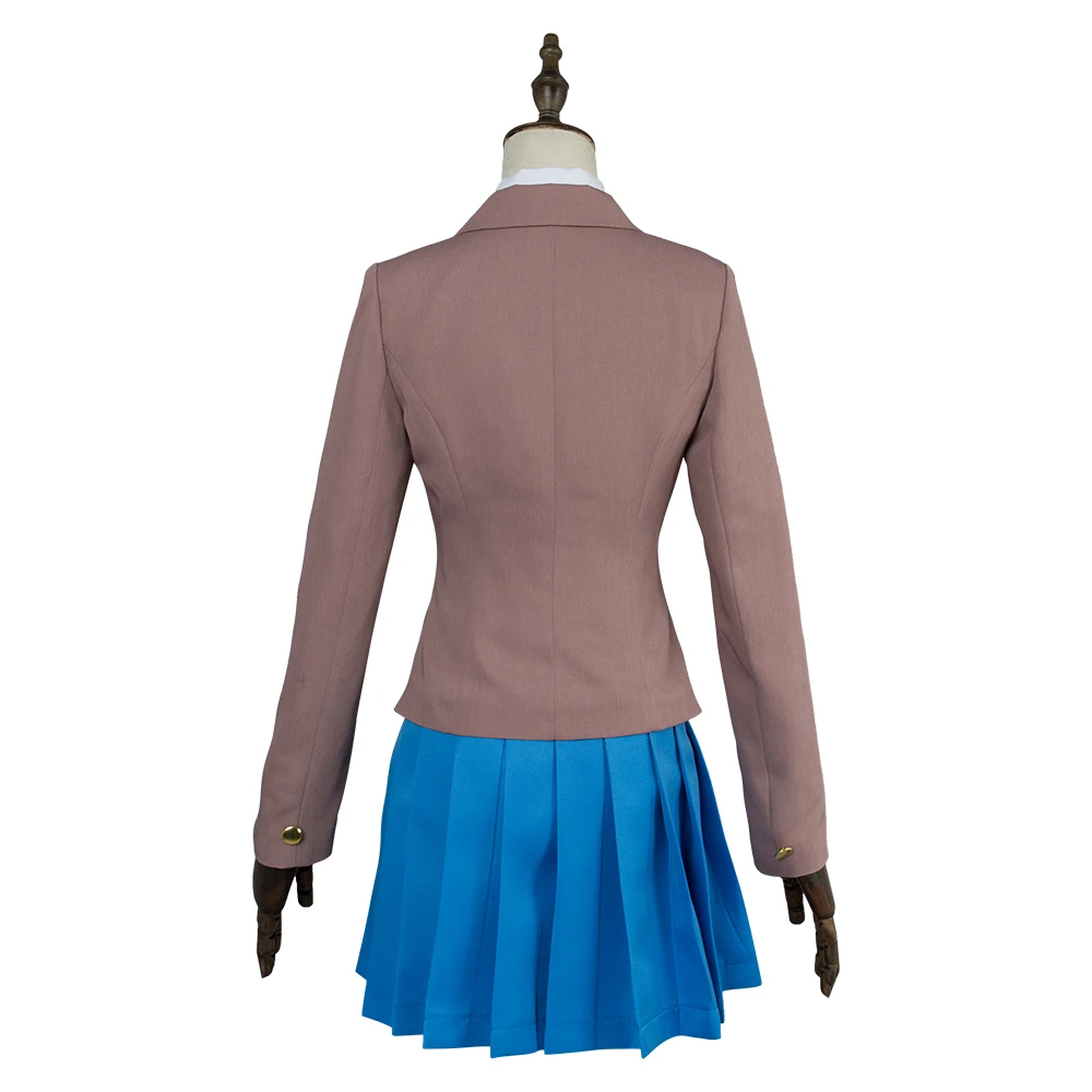 Doki Literature Club Cosplay Sayori Natsuki Yuri Monika школьная форма для взрослых девочек Косплей