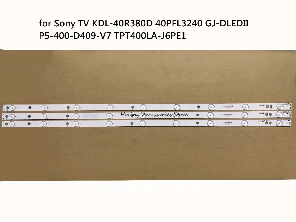 Новинка 5 наборов = 20 шт. 9 светодиодный s мм светодиодная лента для подсветки Sony TV