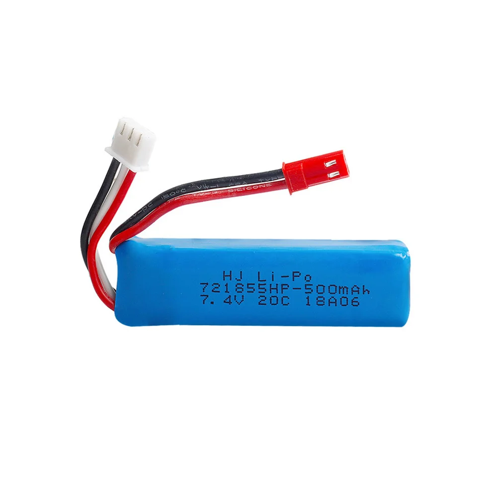 7 4 В 500 мАч Lipo аккумулятор 20C с зарядным устройством 3 в 1 кабель для WLtoys A202 A212 A222 A232