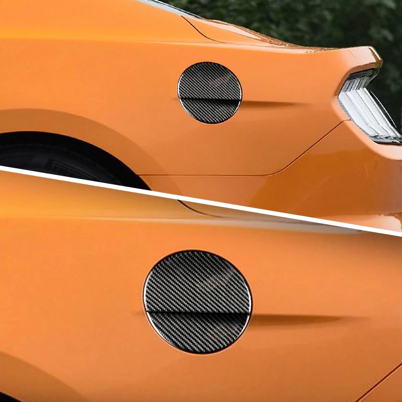 Для Ford Mustang 2015-2019 крышка из углеродного волокна для топливного бака отделка 3D