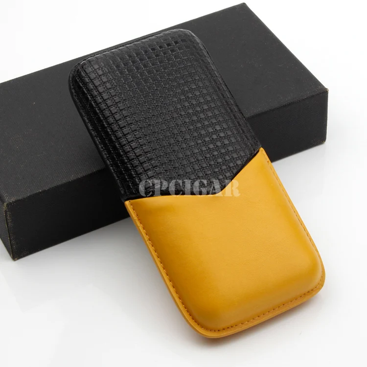 COHIBA из мягкой натуральной кожи портсигар держатель Портативный путешествия 3
