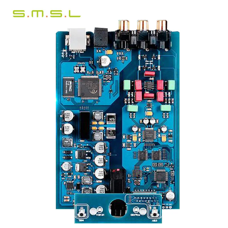 SMSL T1 ЦАП DSD512 384 кГц оптический \ коаксиальный USB трубка декодера усилитель для