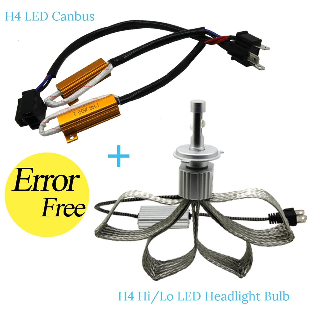 XHP 70 H4 светодиодные лампы фара мотоцикла 55 Вт Высокая мощность Автомобильные фары