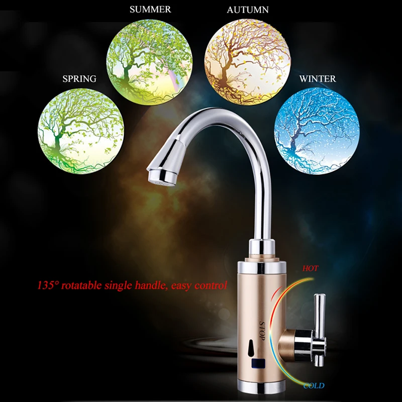 Проточный водонагреватель без резервуара кран для кухни Instantane нагрев горячей