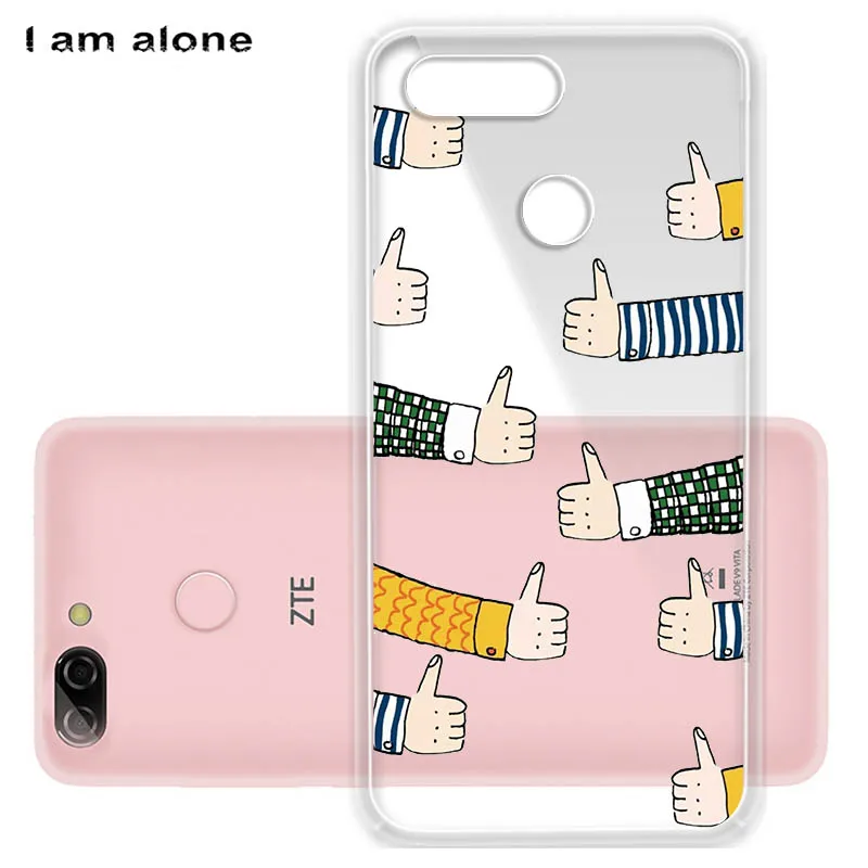 Solf TPU BT19 Чехлы для телефонов I am alone для zte Blade V9 Vita, 5,45 дюймов, мягкие сумки из ТПУ, Модный милый мобильный телефон для zte V9 Vita - Цвет: Solf TPU BT19