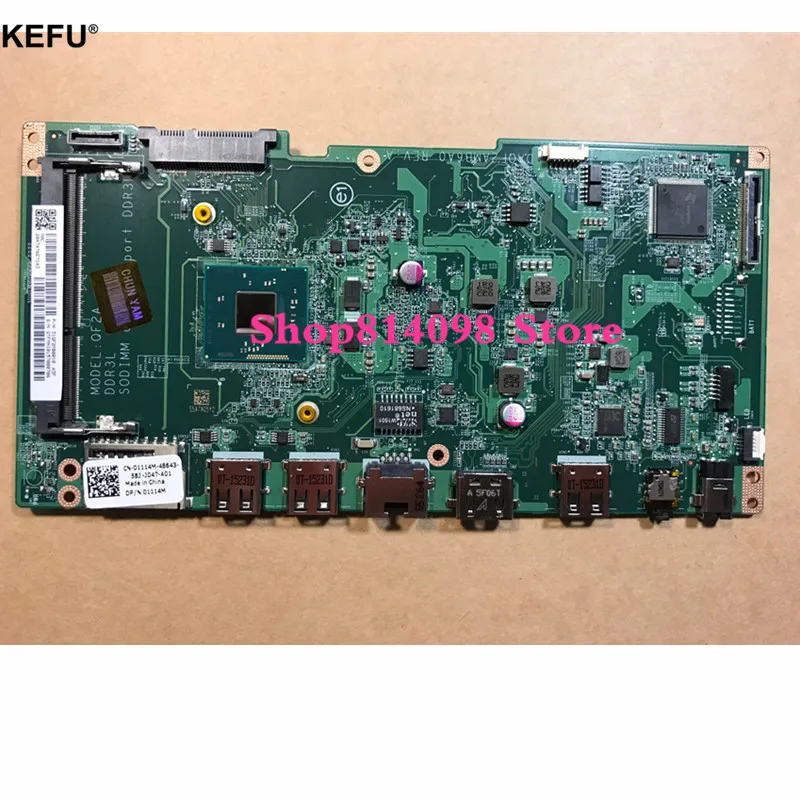 

KEFU CN-01114M 1114M подходит для Dell Inspiron 20 3043 материнская плата AIO DAQF2AMB6A0 REV:A Celeron N2830 модель материнской платы: QF2A