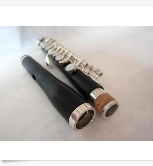 Professional Musicians Type Ebony Wood Piccolo C Key Silver Plated |