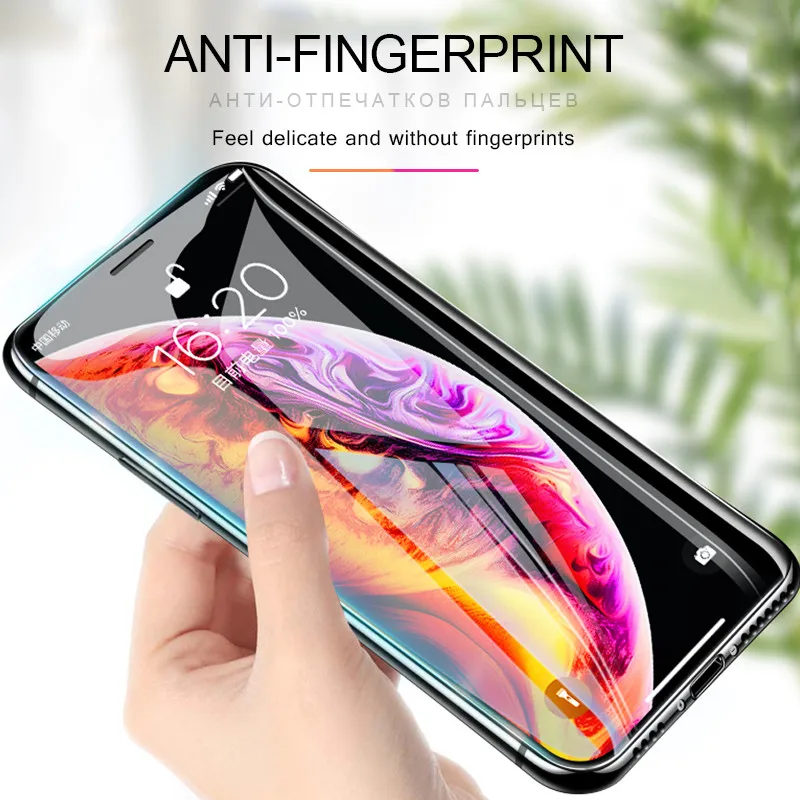 11D закругленные края защитное стекло на iPhone 7 8 6 S Plus закаленное для X XR XS XSMAX