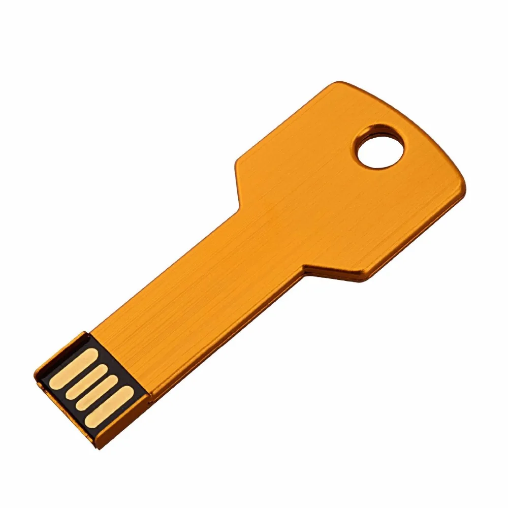 Бесплатная доставка 16 ГБ 32 64 металл красочные ключ 2.0 USB флэш-накопитель U диск