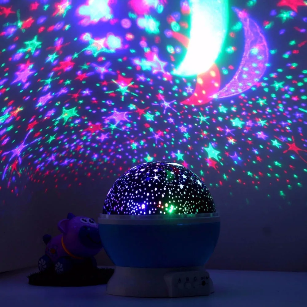 

Multiple Stars Starry Sky/Ocean/Universe/Music Player Romantic LED Night Light Projector Kids Gifts Children Bedroom Night Lamp