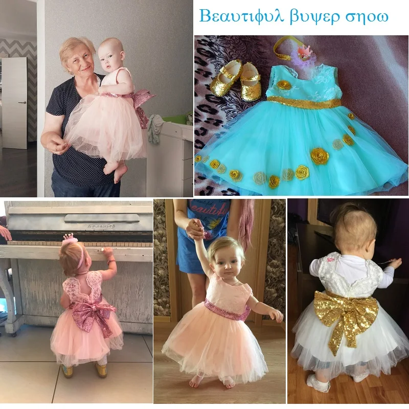 Новинка; модное торжественное свадебное платье для новорожденных; платье с бантом для маленьких девочек; платье для дня рождения; платье для крещения; одежда для малышей 1 года