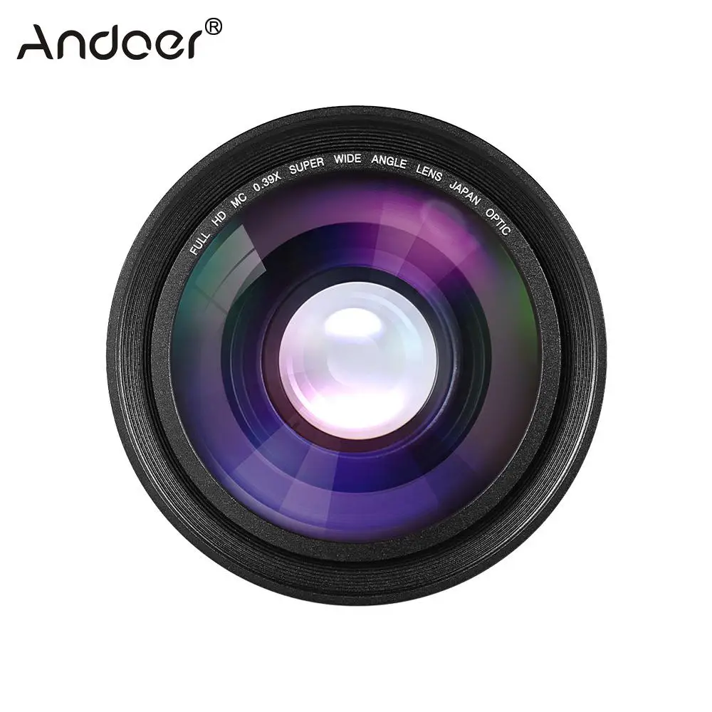 30 мм 37 0.39X Full HD широкоугольный макрообъектив для цифровой видеокамеры Ordro Andoer |