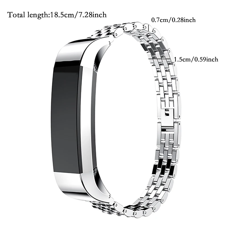 Ремешок для часов из нержавеющей стали Fitbit Alta/Alta HR ремешок наручных сменный