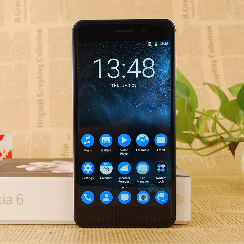 Оригинальный смартфон Nokia 6 LTE 4G телефон 4 Гб ОЗУ 1080P две Sim карты Android 7 0
