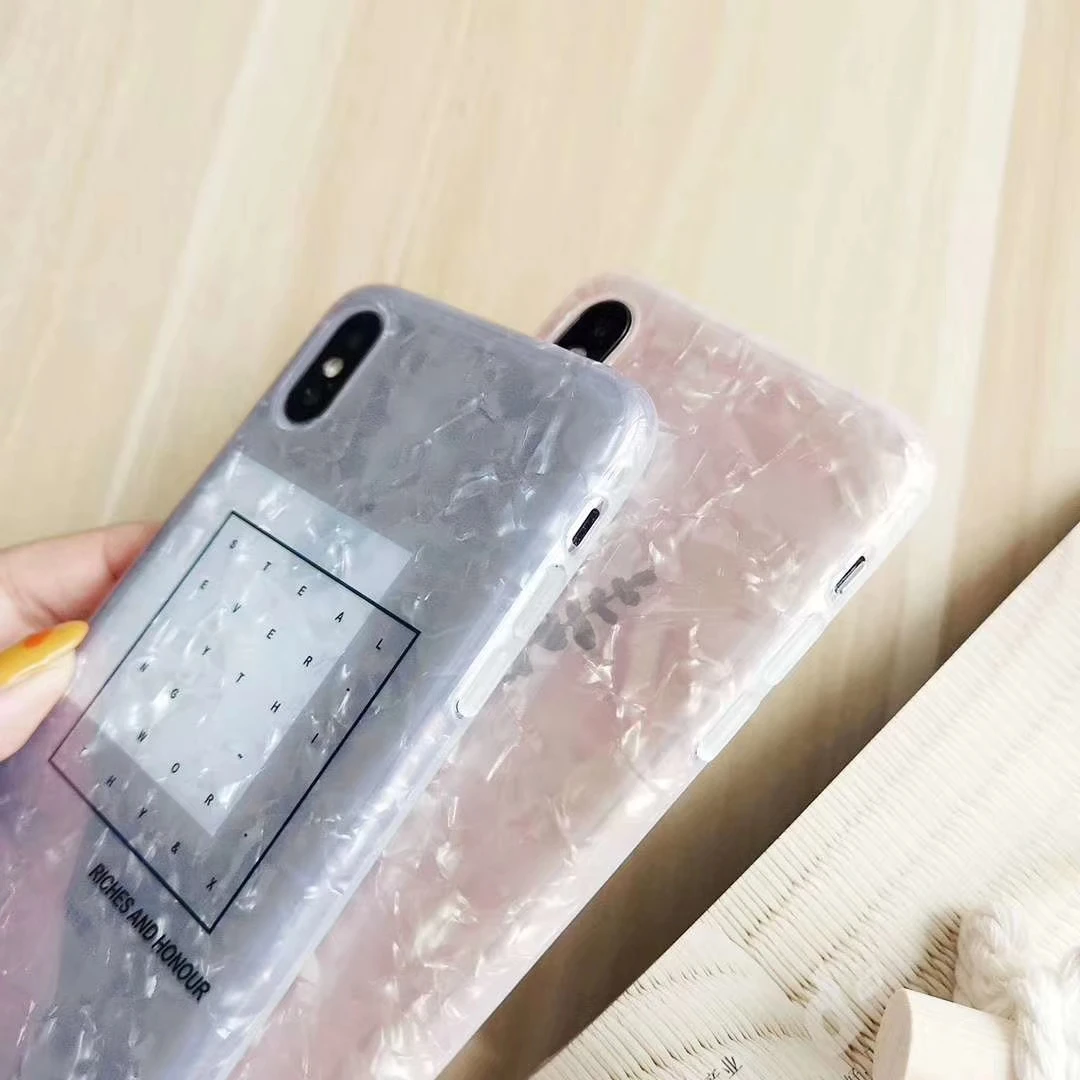 Роскошные блестящие чехлы с цветами для Iphone 6 S 7 8 Plus X XS XR XSMAX мягкий силиконовый