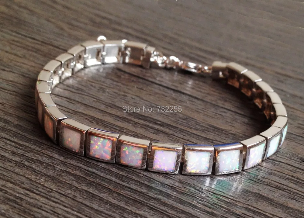 Модные часы с белым огненным опалом браслеты | Украшения и аксессуары