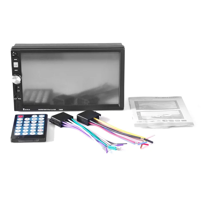 1--basic set Автомагнитола 2 Din 7 дюймов экран 2din Автомагнитола Bluetooth Универсальная мультимидия автомобильный MP5 плеер FM Авто аудио стерео - Цвет: 1--basic set