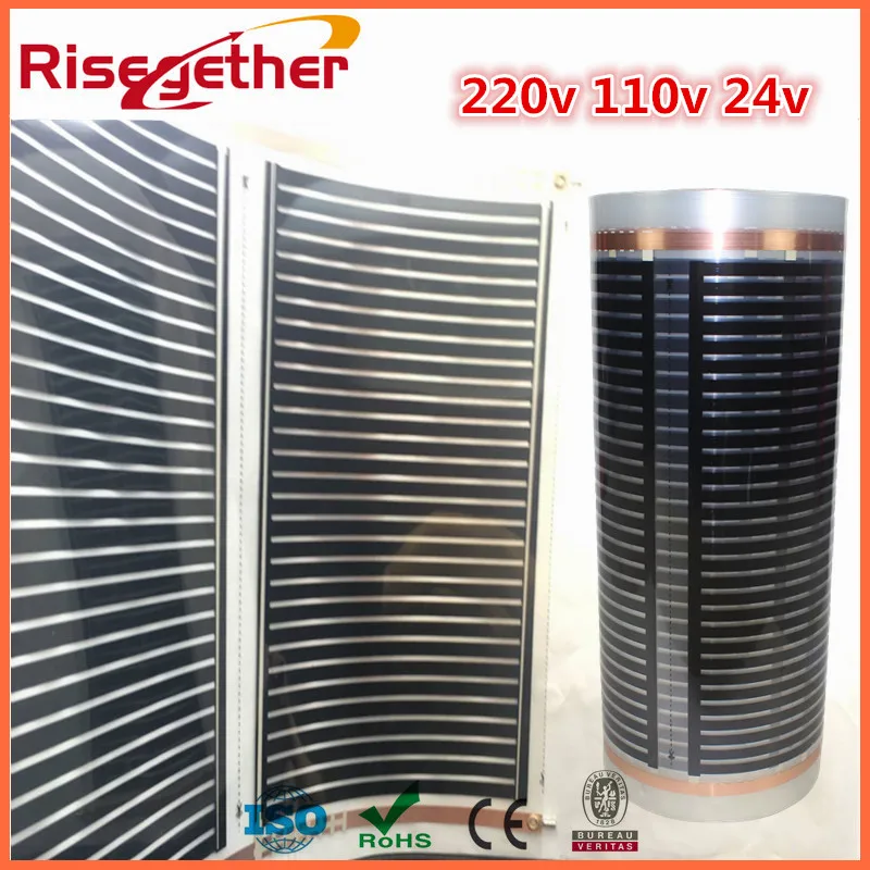 50 метров углеродного волокна Электрический далеко инфракрасный обогреватель с