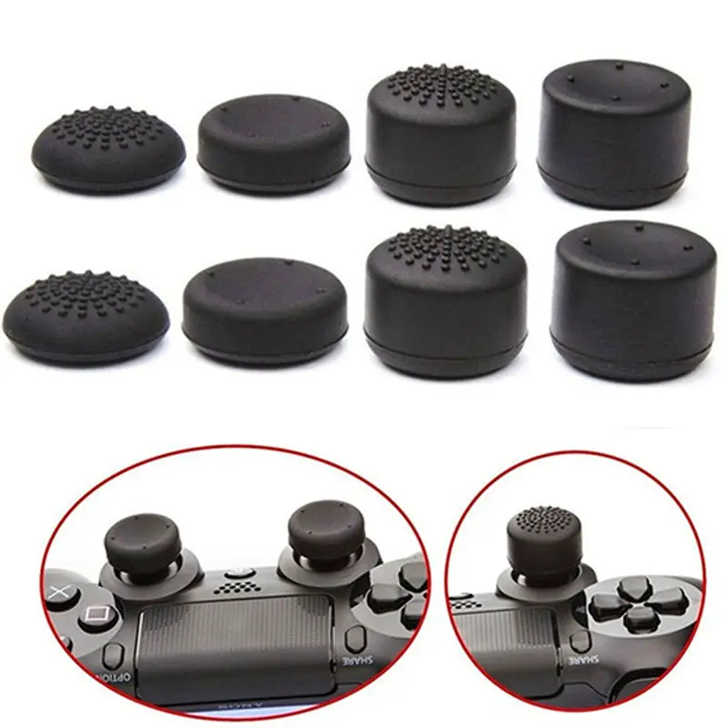 8 шт. резиновый силиконовый чехол для джойстика PlayStation 4 PS4|grip grip|grips for ps4 controllergrip