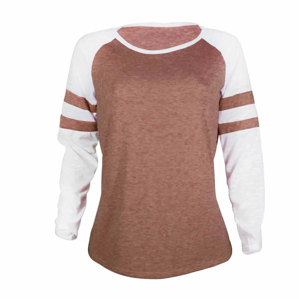 Новый Для женщин Демисезонный Осень Повседневное одежда с длинным рукавом Цвет