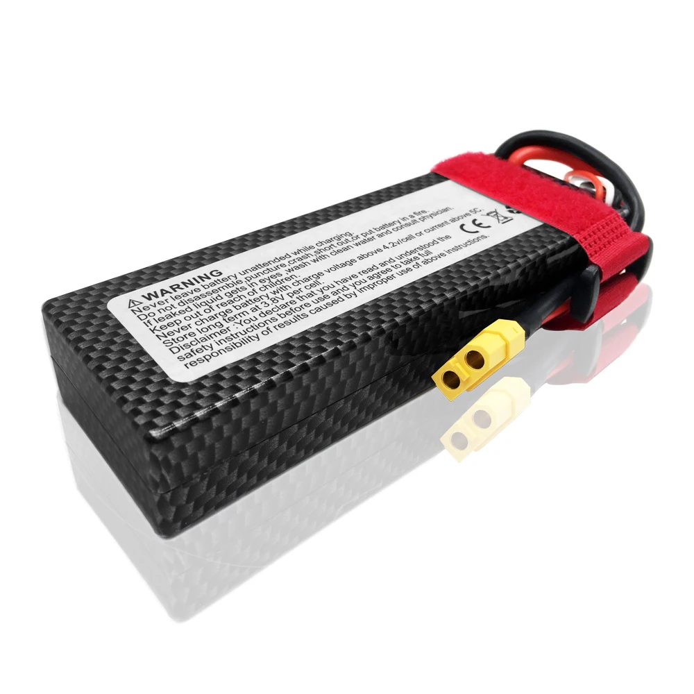 DXF 5200 мАч 50C Lipo 2S 7 4 В аккумуляторные батарейки в твердом чехле для TRX Slash Losi HPI Yokomo 1:8