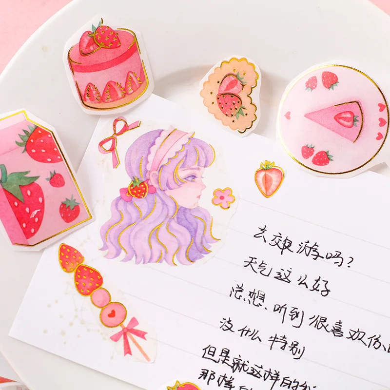1 шт./лот DIY японская бумага декоративная клейкая лента клубника вечерние Серии