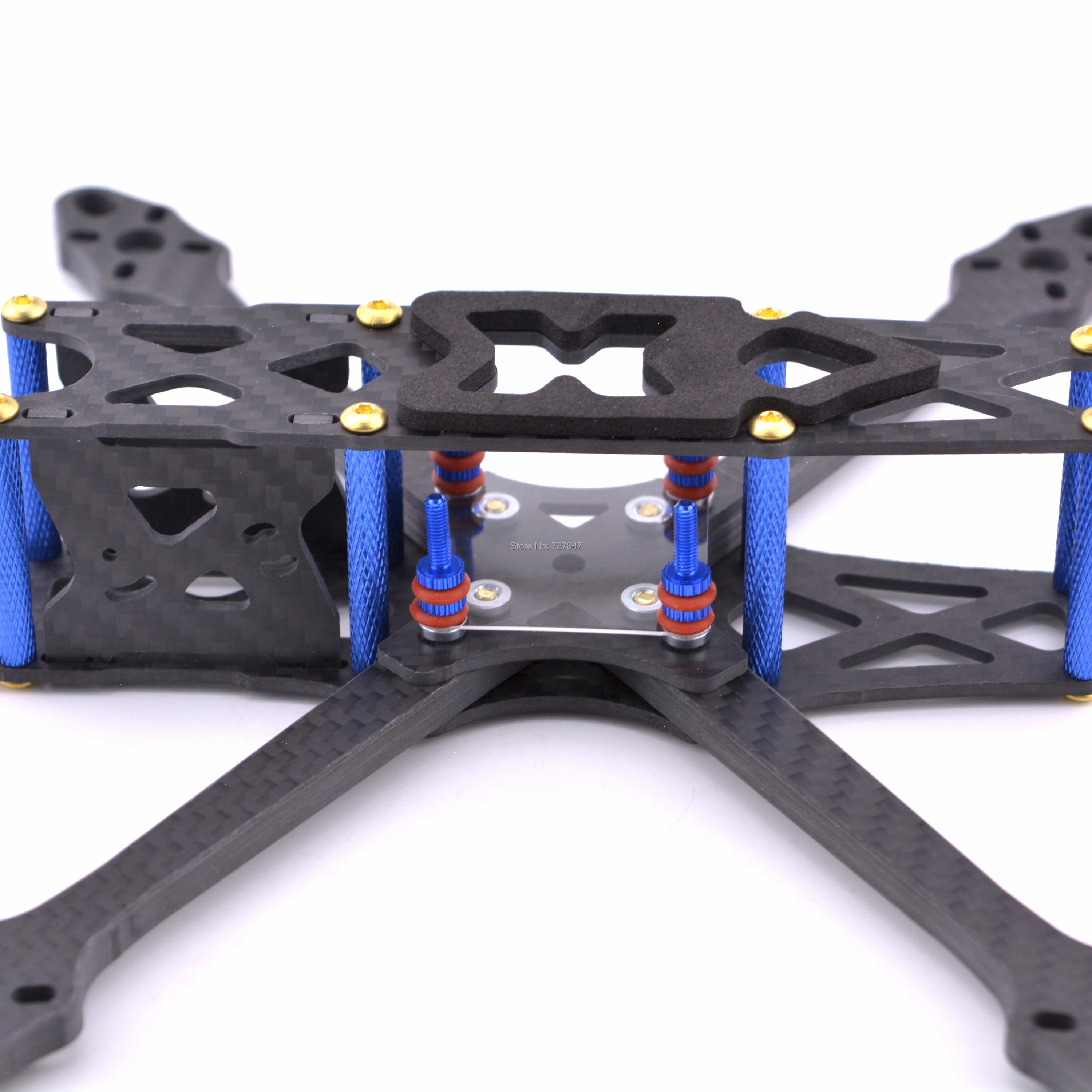 Квадрокоптер стрейч Strech X5 V2 220 215 мм w/5 5 Arm frestyle FPV Racing комплект с рамкой обновленный