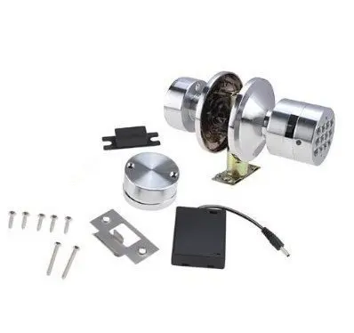 Silver Digital Keyless Electronic Security Code Door Lock keyless code lock | Безопасность и защита