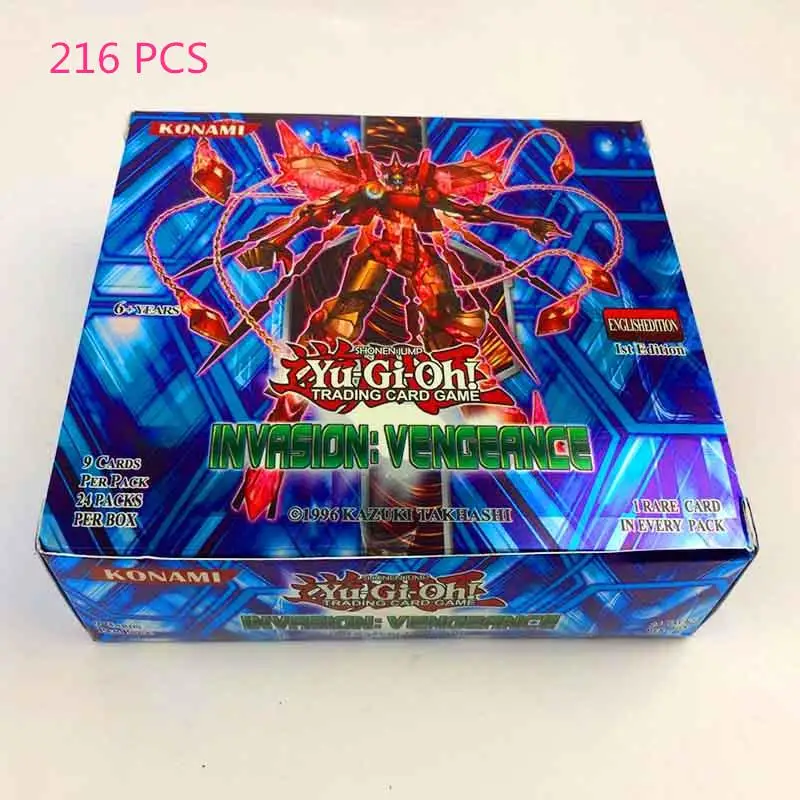 Yugioh legend deck 240 шт набор с коробкой yu gi oh Аниме игровая коллекция карт детские игрушки для мальчиков - Цвет: 216pcs