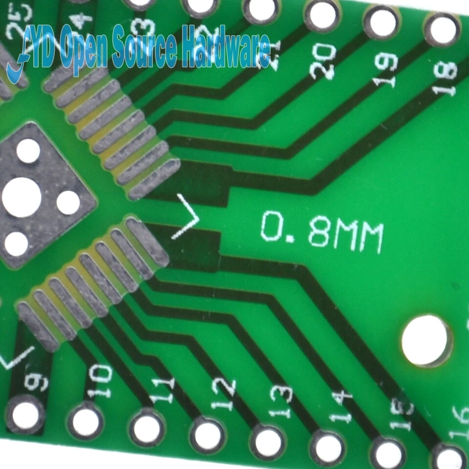 10 шт. Новое поступление для QFN32 QFP32 конвертер DIP адаптер PCB 0 8/0 65 мм Шаг