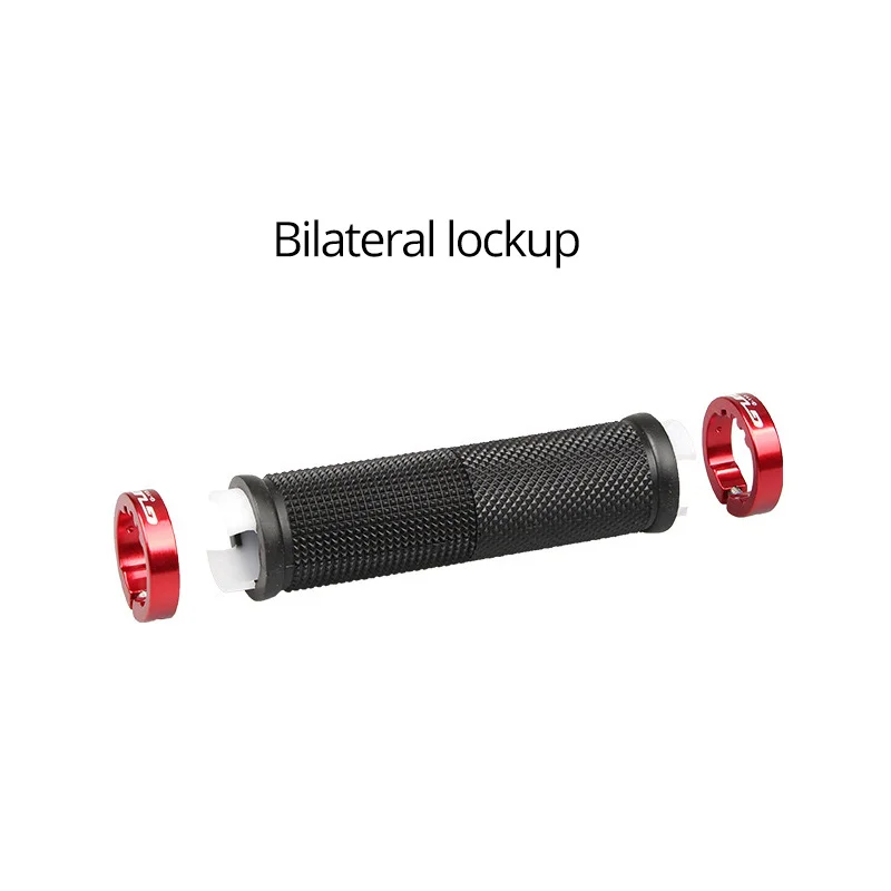 

GUB New Rubber/Sponge/Leather Bicycle Handlebar Grips Anti-Skid MTB Road Bike Lockable Handle Grip Shock-absorbing Cycling Grips