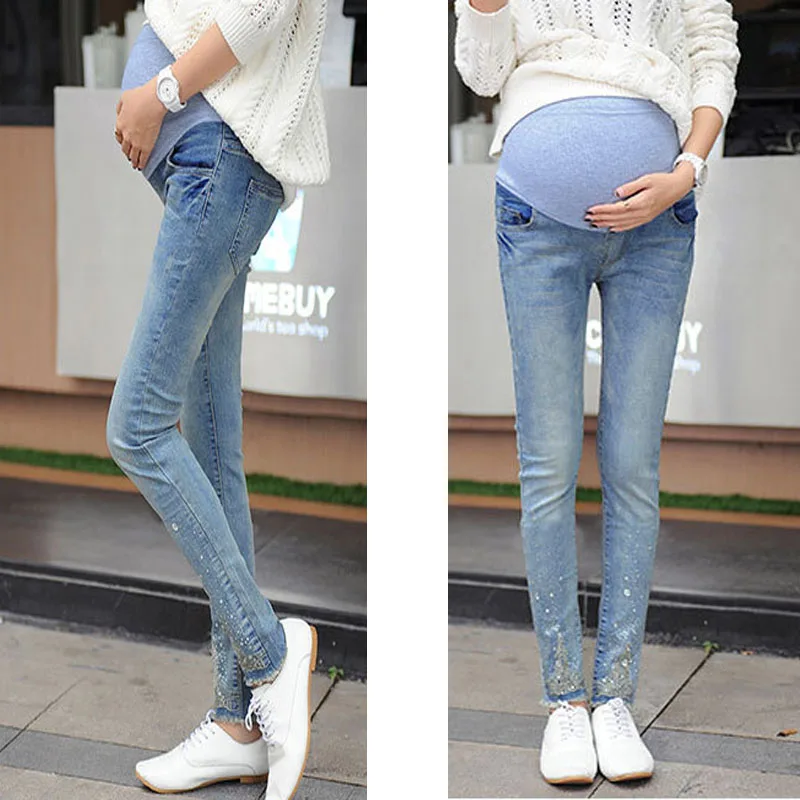 

Женские джинсы для беременных Брюки для беременных Одежда для беременных Брюки для кормящих женщин