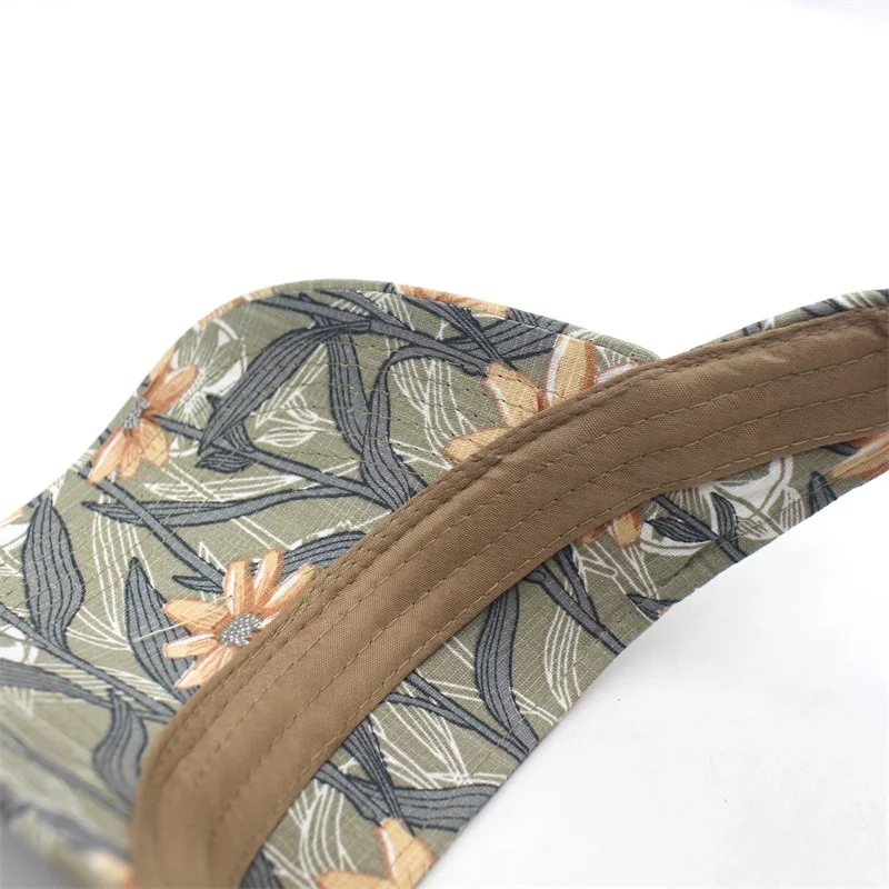 Lanxxy Flowers Print Baseball Caps for Women Summer Hat Casual Snapbacks Empty Top Cap Visors Gorras | Аксессуары для одежды