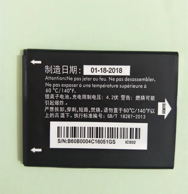 Аккумулятор Tli014A1 для телефона Alcatel 'pop 5020 5020D fire 4012 4012A 4012X 4007D Pixi 3 4 5 &quot4027 4027D /A 4027X