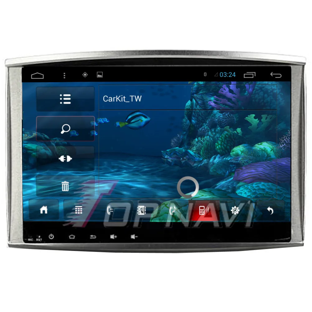 Topnavi четырехъядерный Android 6 0 Автомобильный GPS навигатор для Toyota Land Cruiser 100