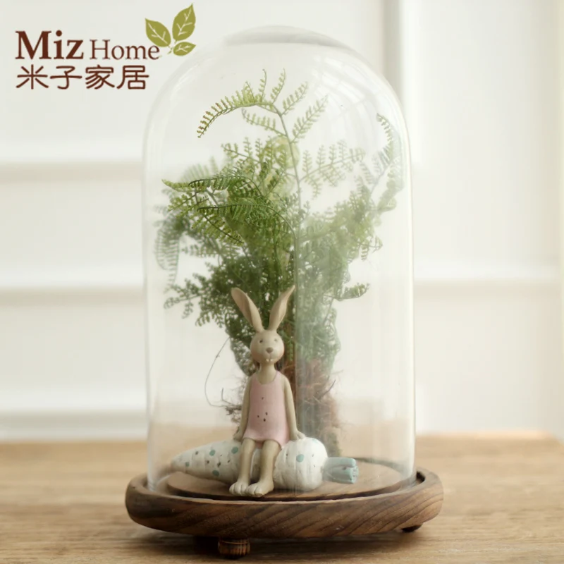 BX Yonago home American country living room creative decorations glass ornaments Pantanal overall - small |